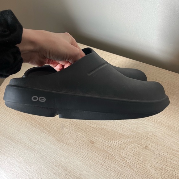 OOFOS OOCLOOG CLOG BLACK 7 - Picture 4 of 9